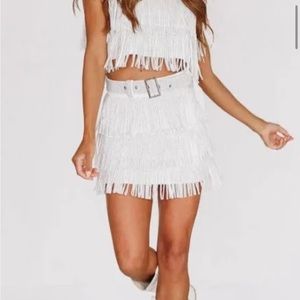 Made in Memphis Fringe Skirt